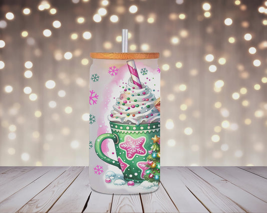 Holiday Highland Cocoa Glass Can