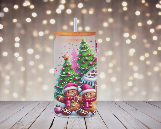 Holiday Treats Wonderland Glass Can